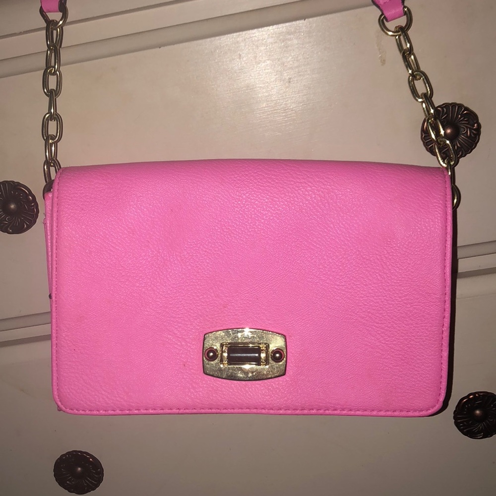 Hot Pink Side Purse